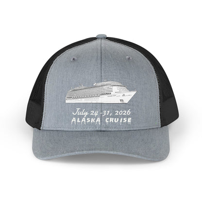 Cruise Trucker Hat — Voyager Of The Seas Ship with Dates (July 24–31, 2026)