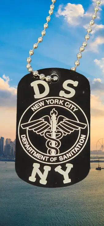 DSNY Metal Dog Tag - Customized image 0