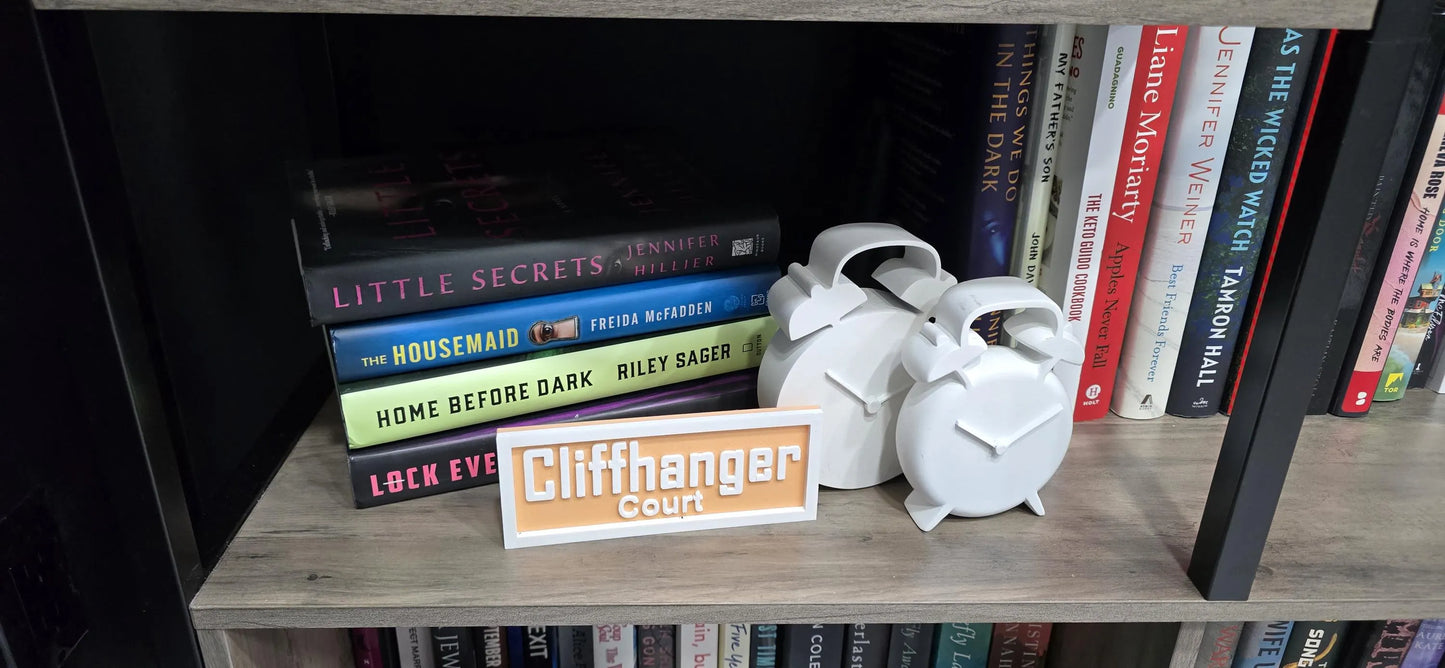 3D-Printed Signs – Custom Name, Saying, Quote, or Message perfect for Bookshelf!
